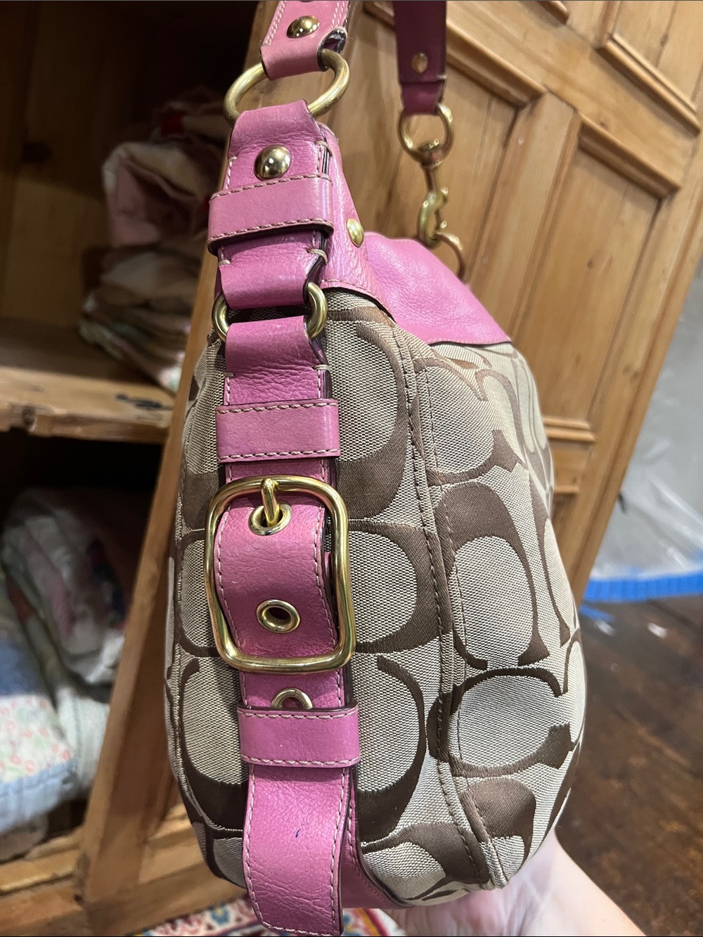 Coach 12674 Signature Zoe XL Hobo Bag - Picture 10 of 15